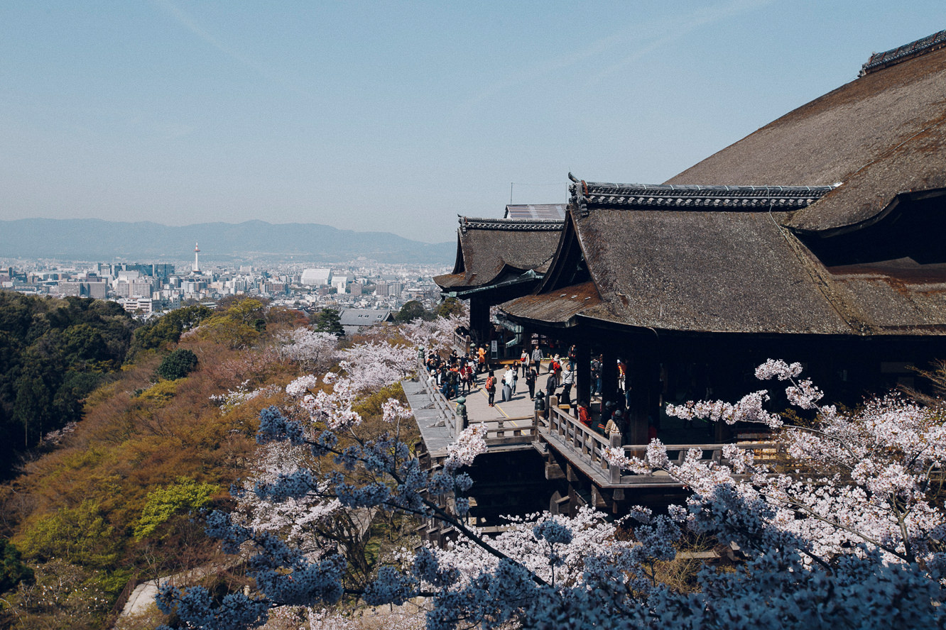 春の清水寺