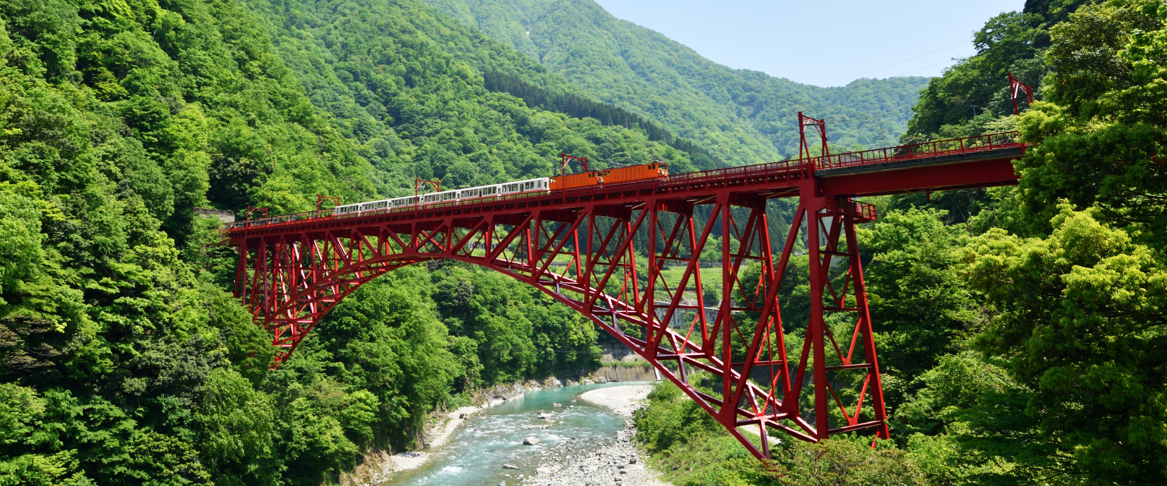 黒部峡谷 トロッコ列車